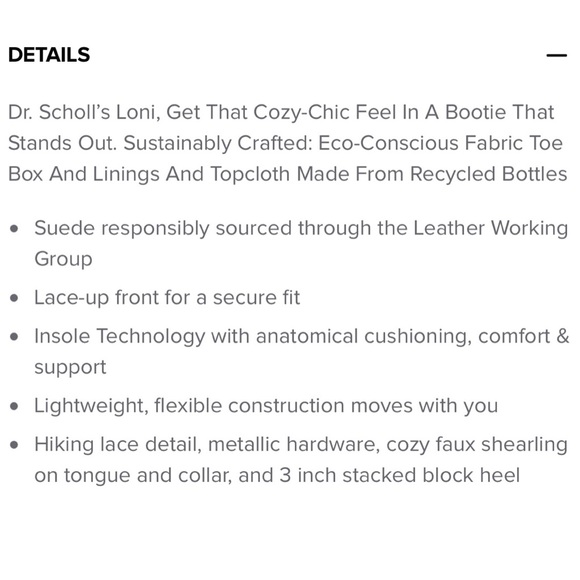 NIB Dr Scholls Loni Lace Up Combat Boots Bootie Heeled Black Suede - Picture 11 of 13